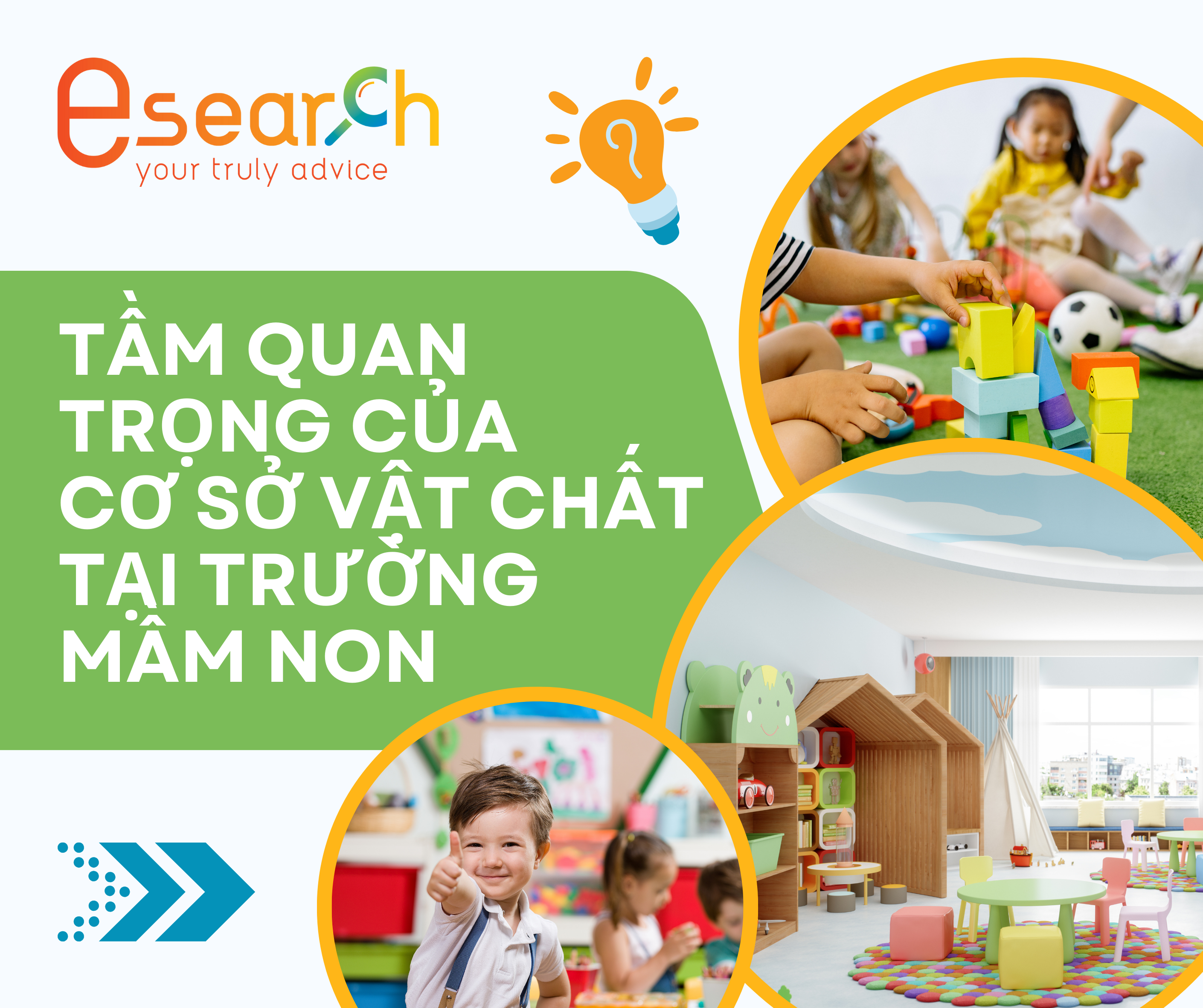 Cơ sở vật chất tại các trường mầm non quan trọng như thế nào?