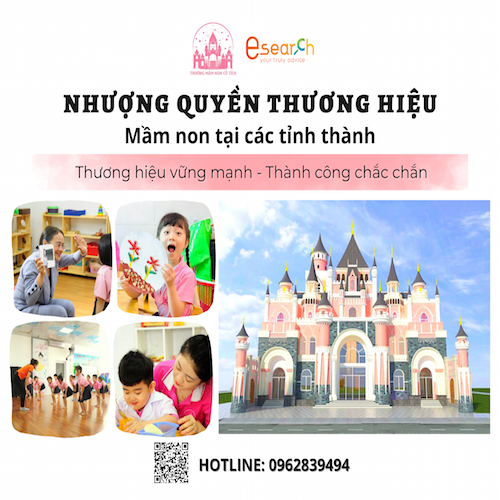 Esearch, nhượng quyền thương hiệu, mầm non cổ tích class=